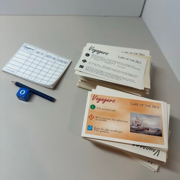 Voyagers Lure of the Sea Board Card Game Vintage 1996 - Picture 7 of 7